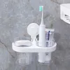 XIAOMI MIJIA QUANGE Bathroom accessories set organizer toothbrush holder soap dish Toilet paper holder hook up bathroom supplies LJ201204