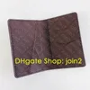 Top M60502 جيب منظم رجالي Pochette Wallet Design Canvas Damier Floral Coin Card Case Case Baces CLES MONITION XL BRA238J