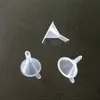 プラスチック製の漏斗の小さな透明なプラスチック小さなおもてなし香水エッセンシャルオイル空のびんの液体の充填のおもちゃのキッチンバーツールEWA1853