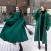Automne et hiver coréen Boutique vison cachemire Cardigan pull femme Long manteau pull cardigan 201222