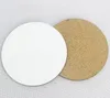 Sublimacja MDF Coaster 100 * 100 * 4mm Dekoracja Dekoracji DIY Kubek Mata Dostosowany Wody Butelki Tacy MDF Drewniany Kubek Kubek Mata Sn1913