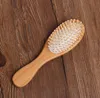 Party Favor Natural Bamboo Szczotka Zdrowa Pielęgnacja Masaż Hair Combs Andystatyczne Detangling Airbag Hairbrush Hair Styling Tool Sn4438