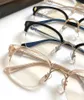 Yeni Gözlükler Tasarım Tang Optik Reçeteli Ayna Kedi Göz Halframe Klasik Stil İş Elit Stil Optik Düz Lens Üst Qua2913
