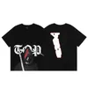 Youngboy Co 브랜드 남성 티셔츠 Panther Big V 짧은 슬리브 분위기 느슨한 힙합 티셔츠
