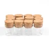 4ml Small Empty Test Tube Glass Container with Cork Transparent Mini can Make Handicraft Wishing bottles Cosmetic Perfume Vials