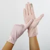 Ling Non-slip Breathable Ladies Gloves Classic Fashion Summer Thin Anti-ultraviolet Sunscreen Gloves1