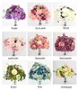 Custom 3545cm Rose Peony Artificial Flower Ball Centerpieces Decor Decor Bouquet Table Bouquet Vase Candlestick Y200104