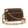 مصغرة لينة جذع luxurys المصممين أكياس حقيبة الكلاسيكية حقيبة crossbody مخلب صناديق حالة سلسلة حقيبة يد محفظة مساء الأزياء الطوب حقيبة الكتف