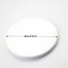 9cm Sublimation Blank Ceramic Coaster White Ceramic Coasters Heat Transfer Printing Custom Cup Mat Pad Thermal Coasters SEASHIPPING LJJP762