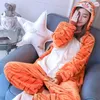 Anime Costumes Cartoon Conneined Pyjamas Jumpsuit Winter Cute Flanell Cosplay Costume Years