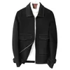 Spring Autumn Wool Coat Men Fashion Short Handmade Man Jacket Double-sided Woolen Mens Overcoat Coats LJ201110