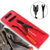 2 stks Set Auto Deur Panel Clip Tangen Stoffering Trim Removal Tool PRY BAR rode Duurzame Snelle verwijdering Staples Clips Multi Tools Y200321