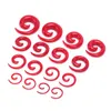 HOOP HUGGIE 16PCS / SET ACRYLIC Spiral Taper kött Tunnel Ear Stretcher Expander Stretching Plug Snail