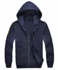 Mens Hoodies e Moletons Casual Outono Inverno com uma capa Sport Jacket Zipper Men Casual melhor qualidade frete grátis