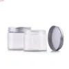 Alta Qualidade Atacado 150G Transparente Garrafa de Plástico Pet Creme Jar 150ml Pote Comida com CapGoods de Alumínio