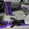 Para volvo s40 v50 c30 interior painel de controle central maçaneta da porta 5d adesivos fibra carbono decalques estilo do carro accessorie235s