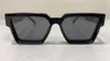 Nuovi occhiali da sole firmati da uomo Millionaire montatura quadrata vintage oro lucido estate UV400 lente stile laser logo di alta qualità 1165221M