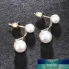 Orecchini di perle di cristallo coreano orecchini per le donne Semplice piccolo orecchino moda orecchio gioielli regalo di nozze Mujer Boucle d'Oreille