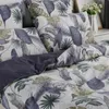 YAXINLAN set biancheria da letto Nottilucenti Due colori Puro cotone Fiori vegetali Motivi floreali Lenzuolo copripiumino federa 4-7 pezzi Y200111