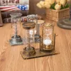 Strongwell European Retro Hourglass Night Light Multifunction Sandy Table Lamp Home Decorations Accessories Modern Birthday Gift LJ200904