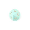 Synthesis Turquoise Loose Gemstones Engrave Dungeons And Dragons Game-Number-Dice Customized Stone Role Play Game Polyhedron Stones Dice Set Ornament Wholesale