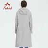Astrid Women Trench Coat Big Size Spring Fashion Long Wind Breaker Solid Color Winddicht Temperament Women Coat LJ201021