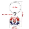 Portachiavi Donald Trump Keep America Great Ciondolo Presidente Portachiavi Portachiavi per auto Gioielli Portachiavi Accessori Regalo souvenir