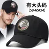 Big Head Man groot formaat honkbalhoeden zomer buitenshuis zon hoed mannen katoen plus maat sport cap 56-60 cm 60-66 cm 201019238Z