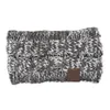 Leuke haarband katoenen garen kleurrijke gebreide haak twist hoofdband vrouw winter oor warmer elastische haarband brede accessoires