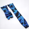 27mm Camouflage Blue Color Rubber Watch Band 18mm Folding Clasp Lug Size AP Strap for Royal Oak 39mm 41mm Watch 15400 15390322r