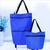Oxford Waterproof Supermarket Trolley Bags Convenient Reusable Stretch Eco Shopping Bag With Wheels Multicolor Hot Sale 5 5hj J2