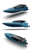 Mini barca telecomandata Barca ad alta velocità Barca giocattolo per bambini Barca telecomandata con luce Modello di navigazione Regalo 201204