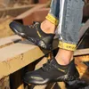 Jackshibo veiligheidswerkschoenen voor mannen zomer ademend antismashing stalen teen cap werkschoenen veiligheid laarzen werk sneakers y200915