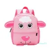 Enfants bébé sac à dos dessin animé sac Animal cochon chien lapin tigre mouton singe peluche enfants 3D maternelle sac d'école