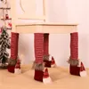 Merry Noel Süsler Dekoraion Home Noel yemek masası masa sandalye ayak kapağı Mutlu yıl ev dekor Navidad Hediye 201027
