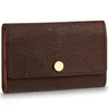 6 Nyckelh￥llare Nyckelp￥se Key Wallet Mens Pouch Womens Card Holder Handbags Leather Card Chain Mini Walls Coin Purse 682 552272a