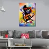 Mur Art Peintures À L'huile Beruhigt Wassily Kandinsky Hommage Toile Moderne Abstrait Peint À La Main Image pour Chambre Décoration Murale Cadeau