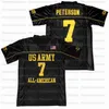 Voetbalshirts maat S-XXXL 5 Tebow 18 Manning 7 Peterson 17 Brown Black Green