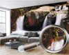 Modern Home 3d Wallpaper 3d Quarto Wallpaper Limpar Cachoeira e Água Corrente Romantic Landscape decorativa 3d Wallpaper