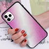 Luxury Bling Glitter Crystal Diamond Gradient Phone Cases For Huawei P30 P40 Pro Mate 30 40 Pro Soft TPU Back Cover Capa Coque