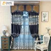 Curtain & Drapes European Valance Embroidered Blackout Curtains Custom Made Window For Living Room