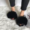 Winter Women House Slippers Faux Fur Slides New Fluffy Girl Amazing Shoes Casual Fuzzy Fake Sandals 0227