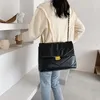 Vintage Kette Große Kapazität Umhängetasche für Frauen 2020 Marken Designer Thread frauen Handtaschen Mode Cross Body Taschen Q1206