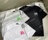 22ss Erkek Kadın Tasarımcılar T-Shirt Tee Köpük Mektubu Baskı Kısa Kollu Adam Ekip Boyun Paris Moda Streetwear Beyaz Siyah Gri XS-L