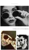 Steampunk Ronde Zonnebril Vrouwen Mannen Metalen Vintage Flip Ronde Dubbele lens Zonnebril Stijl CIRCLE Shades Gafas Oculos De S275r