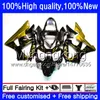 OEM dla HONDA CBR900RR CBR 929RR 900RR 929CC 2000 2001 50HM.115 CBR900 RR CBR 900 929 RR 900CC CBR929RR CBR929 RR 00 01 Gold Flames Owalnia