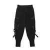 2022 Emo Harajuku Siyah Grunge Kargo Pantolon Erkekler için Punk Pantolon Koşu Streetwear Kore Hip Hop Pantolon Yaz Techwear Dipleri G220224