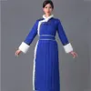 Mongolian Cheongsam style Tang Suit Traditional Women's clothing winter Long party dress festival Costume Oriental Retro gown