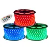 Strisce LED 10M 50M 110V220V SMD 5050 RGB Strisce LED ad alta tensione Luci impermeabili Alimentatore telecomando IR8486448