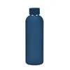 501-600ML Frosted Water Bottle Stainless Steel OutdoorPortable Sports Cup Insulation Travel Vacuum Flask Bottles WLL884